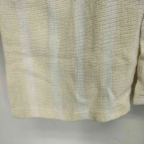 ザラ ZARA ストライプ オープンカラーシャツ メンズ import:S